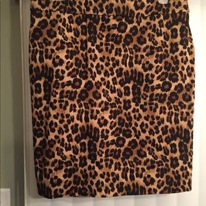 Cheetah Print Skirt
